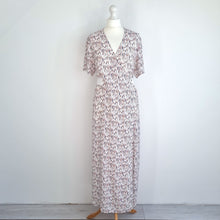 Load image into Gallery viewer, Cop Copine Wrap Dress Maxi Long Chiffon Occasion Party Patterned Sample 14
