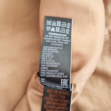 Load image into Gallery viewer, M&amp;S Duffle Coat Camel UK 14 Faux Fur Hooded Toggle Winter Coat Caramel Lined
