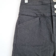 Load image into Gallery viewer, J Brand Skinny Jeans Annalie Size W25 Black Stretch Denim Drainpipe High Rise
