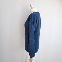 Load image into Gallery viewer, Stanley Stella Sweatshirt Cold Seas &amp; Hot Teas Wild Swimming Blue Cotton Medium

