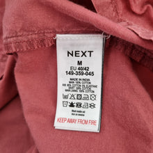 Load image into Gallery viewer, Next Sweatshirt Dress Broderie Anglaise Medium Skirt Faded Pink 100% Cotton
