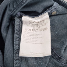 Load image into Gallery viewer, Noa Noa Jeans Skinny Size 26 Low Waist Grey Biker Stretch Zips Trousers Y2K
