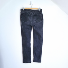 Load image into Gallery viewer, Boden Straight Jeans Black The Trafalgar Mid Rise Stretch Denim 12 Long Tall
