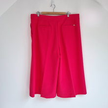Load image into Gallery viewer, M&amp;S Culottes Hot Pink Per Una Tailored Wide Leg Palazzo Crop Trousers 18 Short
