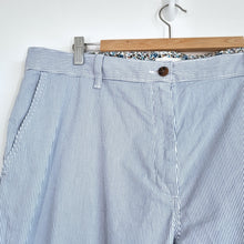 Load image into Gallery viewer, Bundle M&amp;S Chino Trousers UK 18 Regular Blue Pink 2x Striped Cotton Stretch
