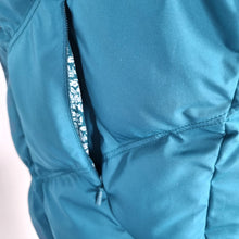 Load image into Gallery viewer, Per Una Padded Gilet Water Repellent M&amp;S Small Teal Blue Quilted Puffer Vest Zip
