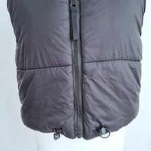 Load image into Gallery viewer, Zara Reversible Gilet Puffer Down Black Green Jacket Waistcoat Zip Small Medium
