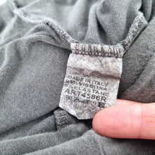 Load image into Gallery viewer, Made in Italy Harem Jumpsuit 10 12 Relaxed Grey Slouchy V Neck Romper Stretch
