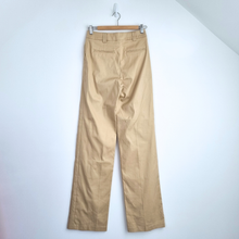 Load image into Gallery viewer, Long Tall Sally Trousers NEW UK 8 L38 Camel Wide Leg Dress Pants Cotton Stretch
