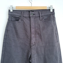 Load image into Gallery viewer, Mother Jeans Flared Runaway Heel Black Grey Size 28 High Rise Bootcut Denim Tall
