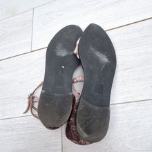 Load image into Gallery viewer, Free People x FarylRobin Flats Shoes Vegan Florence Velvet Pink Ankle UK 7 US 9
