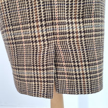 Load image into Gallery viewer, Vintage Kookai Mini Skirt UK 10 Y2K Heritage Check Wool Brown Traitors Claudia
