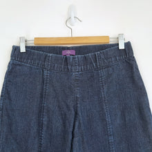 Load image into Gallery viewer, NYDJ Legging Jeans Dark Blue Elasticated Waist Lift Tuck Stretch Pull On UK8 US4
