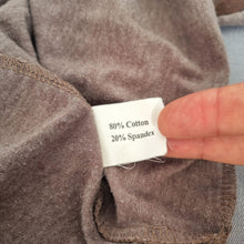 Load image into Gallery viewer, Lily J Waterfall Cardigan Brown Tulle Detail Jersey Cotton Blend Casual S M
