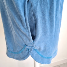 Load image into Gallery viewer, Sweaty Betty Fleece Sweatshirt  UK XS Sky Blue Cowl Pockets Thumbhole Hoodie Top
