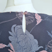 Load image into Gallery viewer, Jacques Vert Outfit Co-Ord Grey Midi Skirt Blouse Floral Beaded Occasion 18 20
