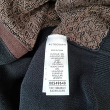 Load image into Gallery viewer, M&amp;S Autograph Men&#39;s Jumper Cuban Cotton Modal Zip Pattern Fine Knit Polo XXL
