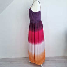 Load image into Gallery viewer, Mantaray Maxi Dress Tie-Dye Multicoloured Strappy Holiday Summer Cruise Lined 16
