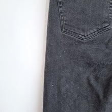 Load image into Gallery viewer, Whistles Skinny Jeans Black UK 30 High Rise Denim Stretch Slim Fit Faded Pockets
