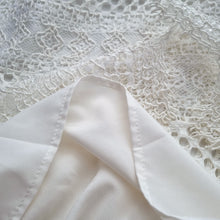 Load image into Gallery viewer, M&amp;S Per Una Skirt Lace UK 22 Ivory White Straight Knee Lined Party Scalloped
