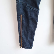 Load image into Gallery viewer, J Brand Cargo Jeans W25 Olympia Skinny Dark Blue Ankle Zip Utility Low Rise Y2K
