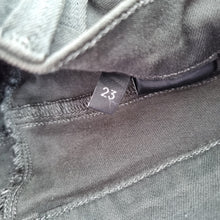 Load image into Gallery viewer, J Brand Skinny Jeans Khaki Green 23 XS Distressed Alana Ripped Mid Rise Stretch
