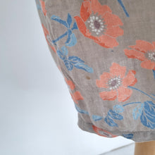 Load image into Gallery viewer, Seasalt Cornwall Scenic Dress 100% Linen Tunic Grey Pastel Short Floral Size 10
