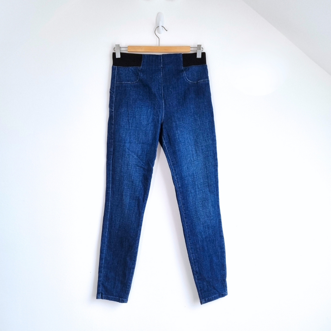 Next Lift Slim & Shape Jeans Leggings High Rise Skinny Elasticated Waist 12 R