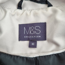 Load image into Gallery viewer, Marks &amp; Spencer Trench Coat UK 10 Belted Pebble Beige Lined Jacket Pockets Work
