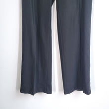 Load image into Gallery viewer, Hobbs Wide Leg Trousers UK 14 Black 100% Virgin Wool Tailored  Work Smart Office
