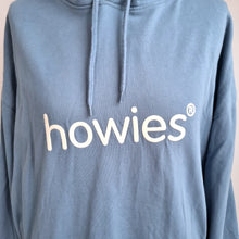 Load image into Gallery viewer, Howies Hoodie Blue Oversized Medium Organic Cotton Logo Pullover Sweatshirt
