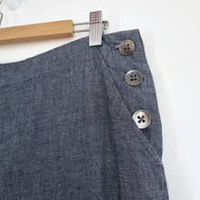 Load image into Gallery viewer, Nomads Trousers Jeans Sailor Buttons Elasticated Waist Straight High Rise 12
