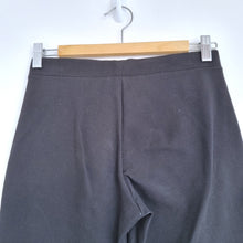 Load image into Gallery viewer, Zapa Leather Panel Leggings Black Biker Stretch Trousers XS Luxe Chic Genuine
