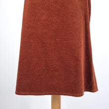 Load image into Gallery viewer, Joseph Corduroy Skirt Brown Knee Length Fit Flare Ruching Cotton Tan Medium
