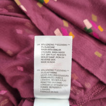 Load image into Gallery viewer, White Stuff Dress Pockets UK 14 Purple Burgundy Jersey Casual Print Long Sleeves
