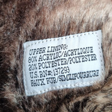 Load image into Gallery viewer, Clarks Brown Suede Boots UK 6.5 Wedge Ankle Faux Fur Lined Lace Up Taupe Winter
