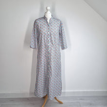 Load image into Gallery viewer, Country Collection Shirt Dress UK 14 Midi Belted Abstract Print Pockets Cotton
