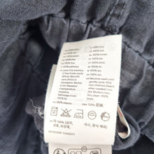 Load image into Gallery viewer, Arket Trousers 100% Linen XS Faded Black Pockets Wide Leg Relaxed High Rise

