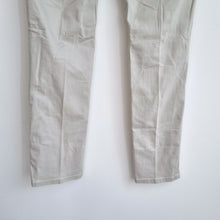 Load image into Gallery viewer, NYDJ Skinny Jeans Beige UK 12 Cream Mid Rise Stretch Slimming Trousers Repair
