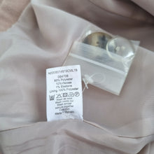 Load image into Gallery viewer, BM Collection Pea Coat UK 24  Beige Double Breasted Smart Camel Style Jacket
