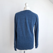 Load image into Gallery viewer, Stanley Stella Sweatshirt Cold Seas &amp; Hot Teas Wild Swimming Blue Cotton Medium
