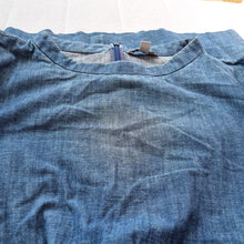 Load image into Gallery viewer, COS Denim Dress Shift 12 Dark Blue 100% Cotton Pockets Work Knee Length Office
