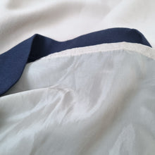 Load image into Gallery viewer, M&amp;S Woman Shift Dress UK 16 Colour Block Beige Navy Smart Work Office Lined
