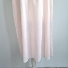 Load image into Gallery viewer, Vintage St Michael Nightgown UK 18 20 Pink Lace Frill 80s Midi Nightie M&amp;S
