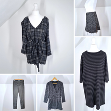 Load image into Gallery viewer, Bundle Ladies Clothes 5 Pieces UK 8 COS &amp; Other Stories Diesel Black Grey Joblot
