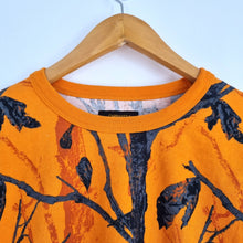 Load image into Gallery viewer, Carhartt WIP T-shirt Orange Long Sleeves Top 100% Cotton Leaf Print Thick XL
