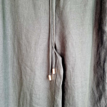 Load image into Gallery viewer, Phase Eight Trousers 100% Linen Wide Leg Green Khaki Palazzo High Rise Pocket 16
