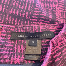 Load image into Gallery viewer, Marc by Marc Jacobs Tulip Skirt Mini Printed Pink Amy Winehouse 6 8
