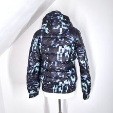 Load image into Gallery viewer, Adidas Puffer Jacket Coat Duck Down Feather Waterproof Pixelated Hooded 12 14
