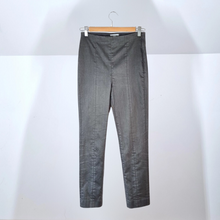 Load image into Gallery viewer, COS Trousers Dark Grey Skinny Cotton Blend Stretch High Waist Denim Leggings 8
